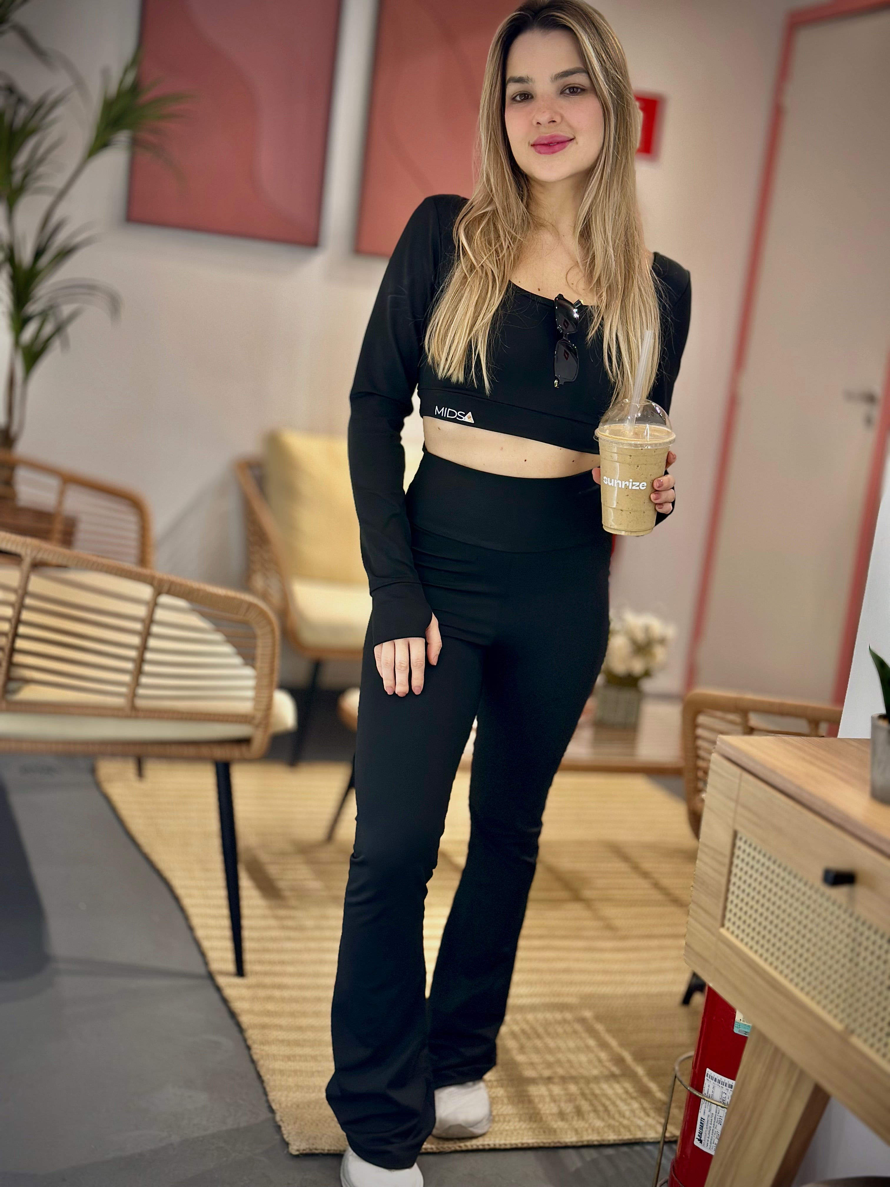 Top Winter Cold - Cor: Preto