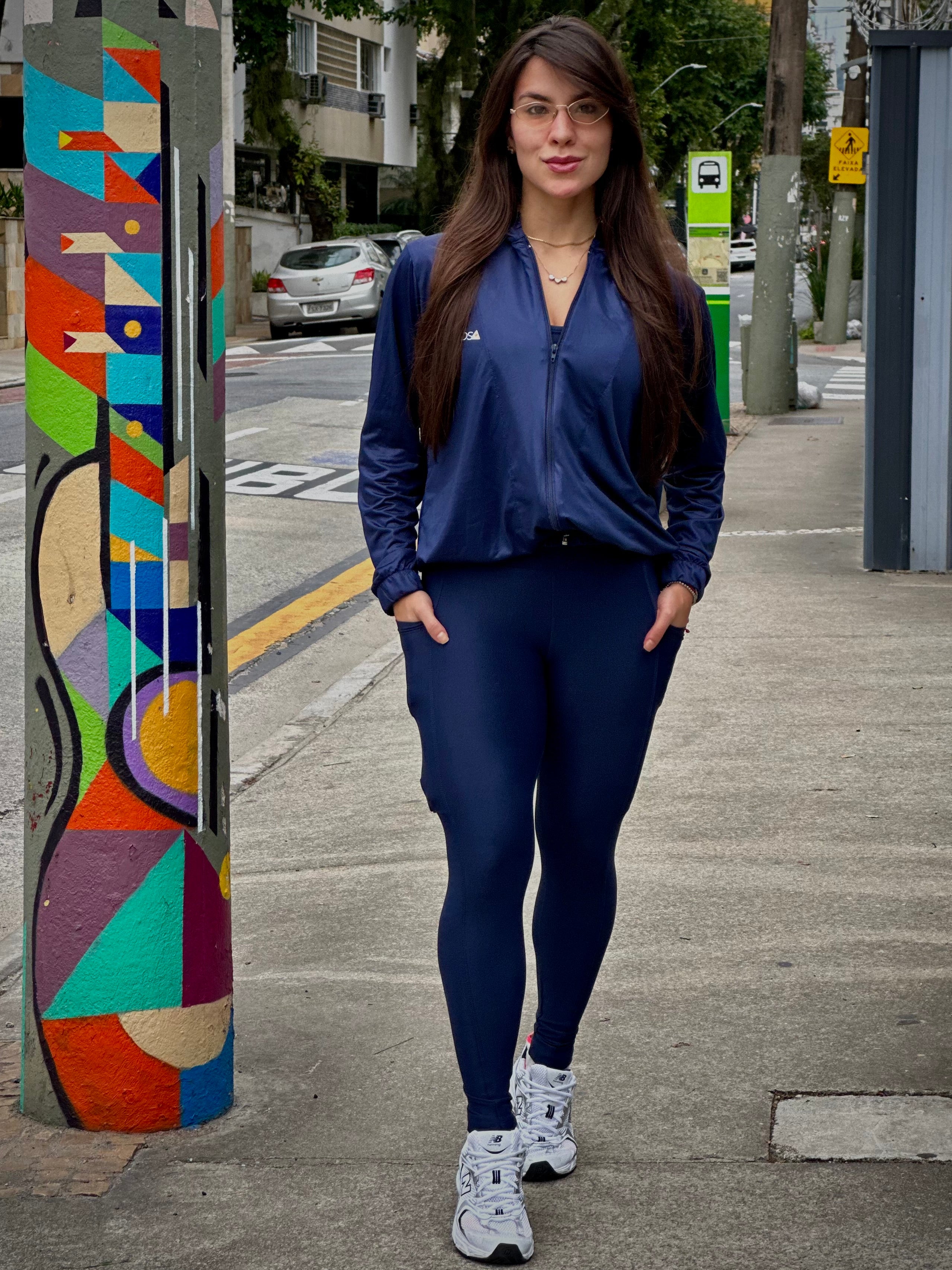 Legging Warm Essence - Cor: Azul Eclipse