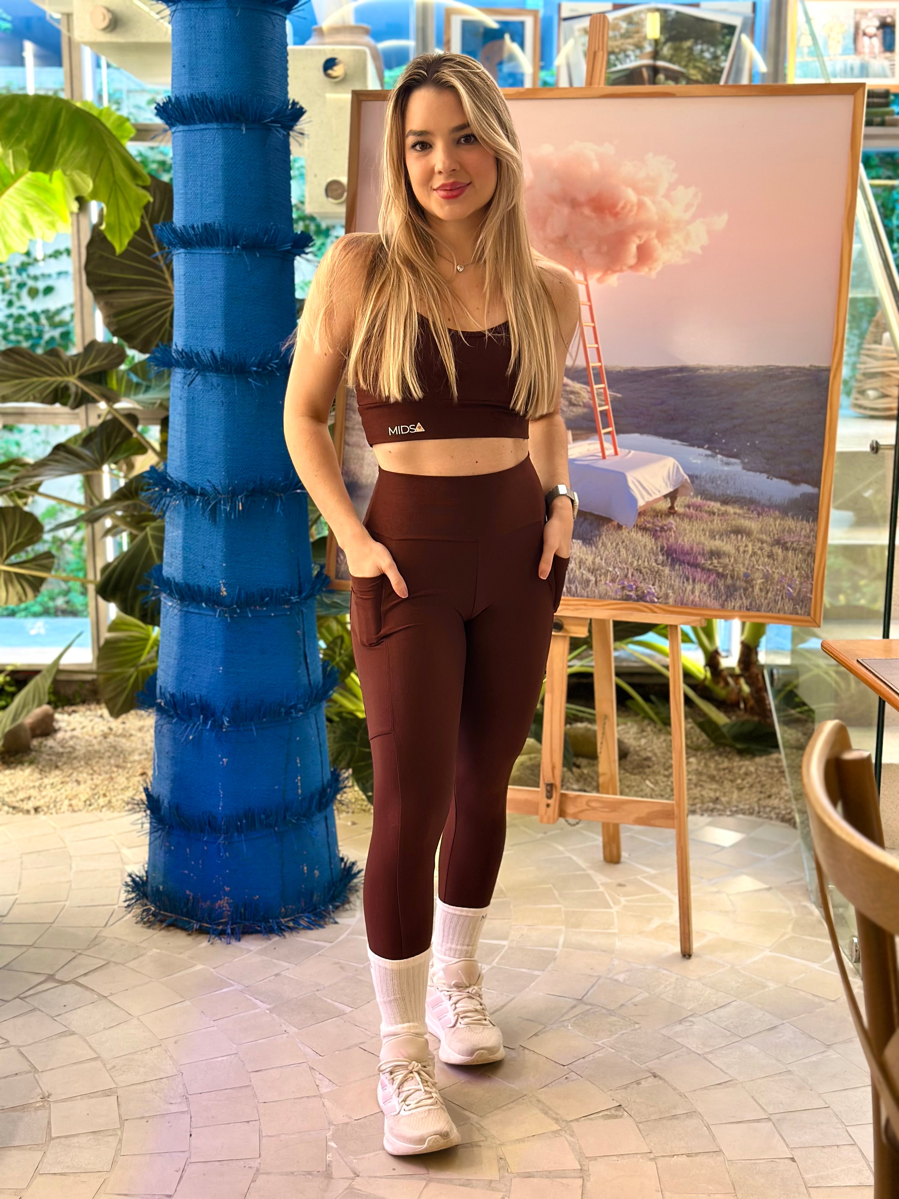 Legging Warm Spring - Cor: Café