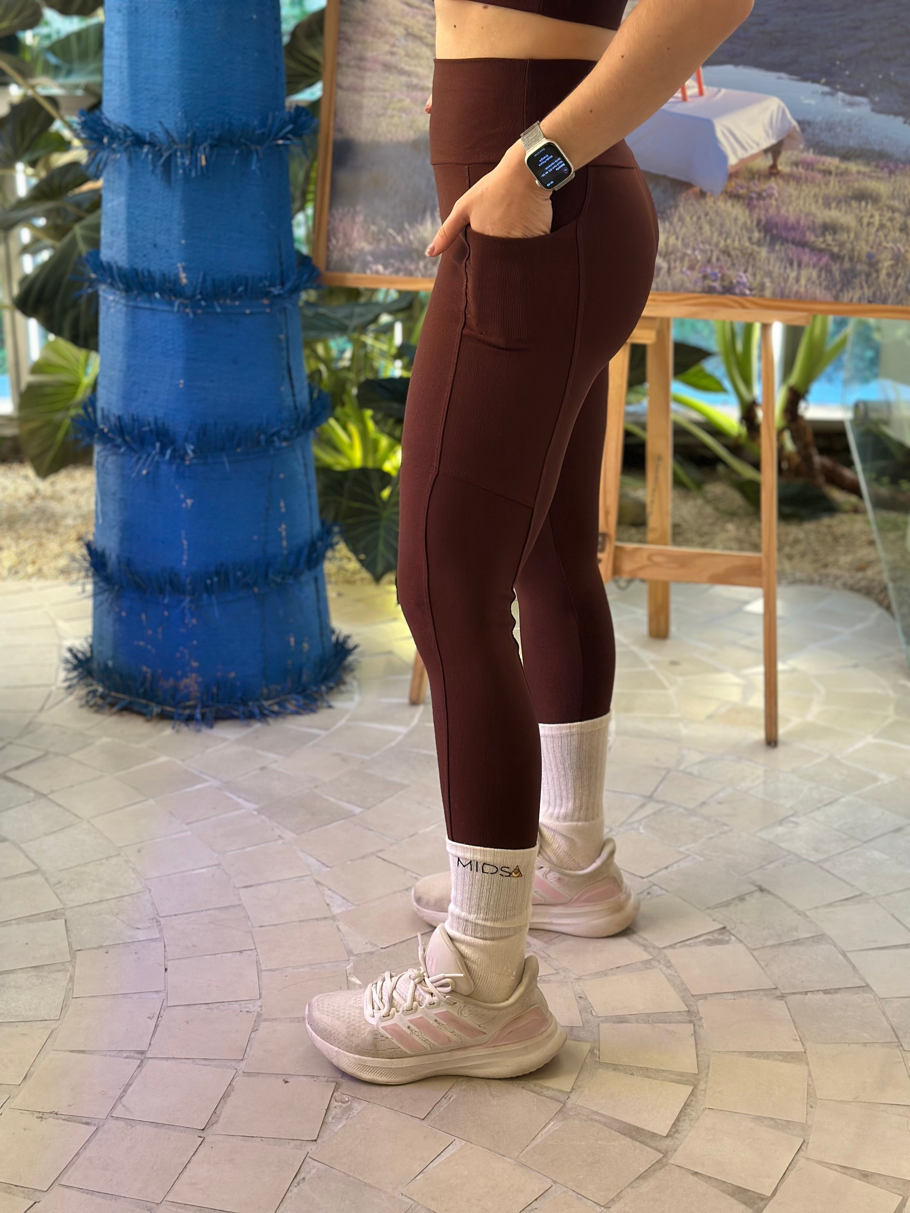 Legging Warm Spring - Cor: Café