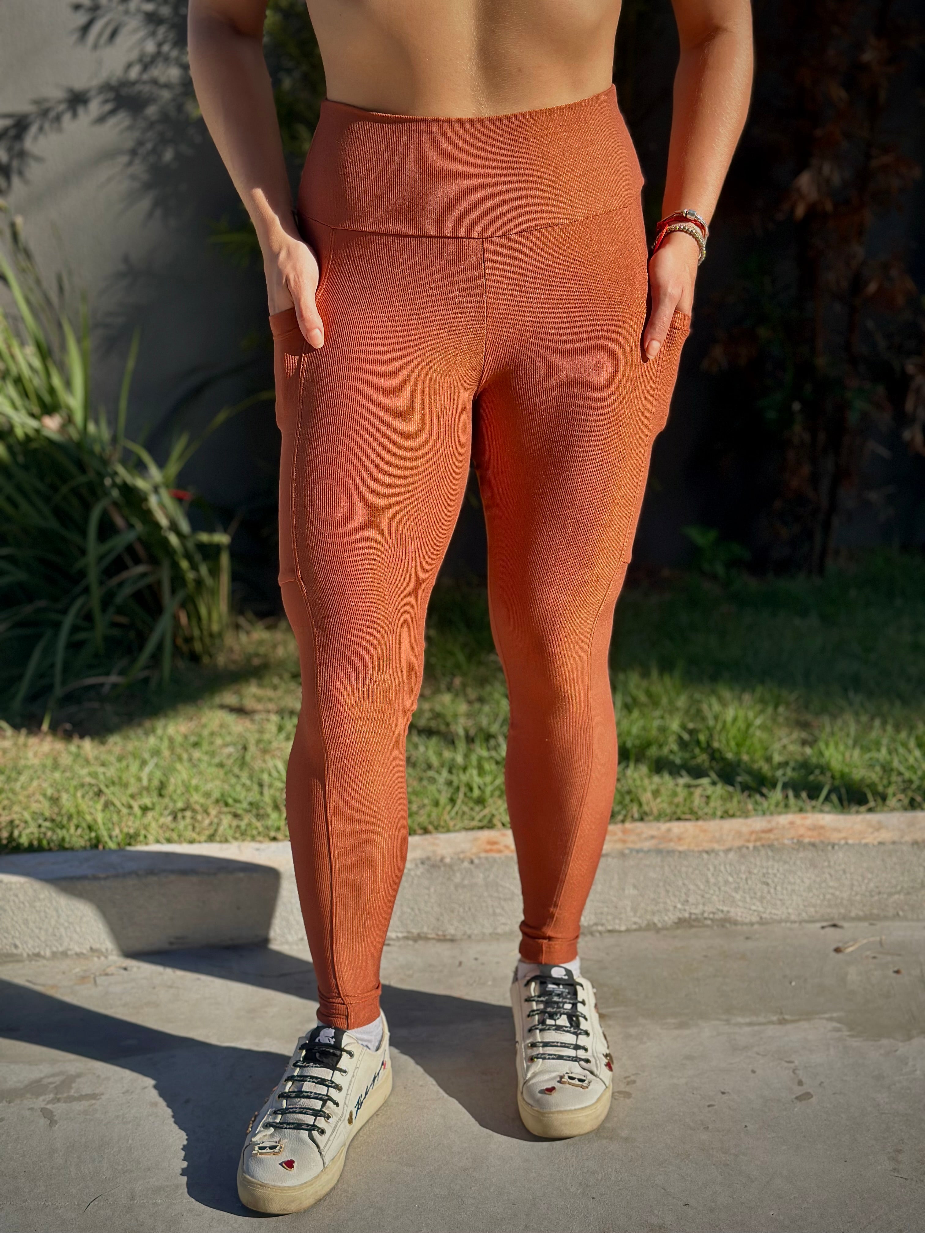 Legging Warm Spring - Cor: Caramelo