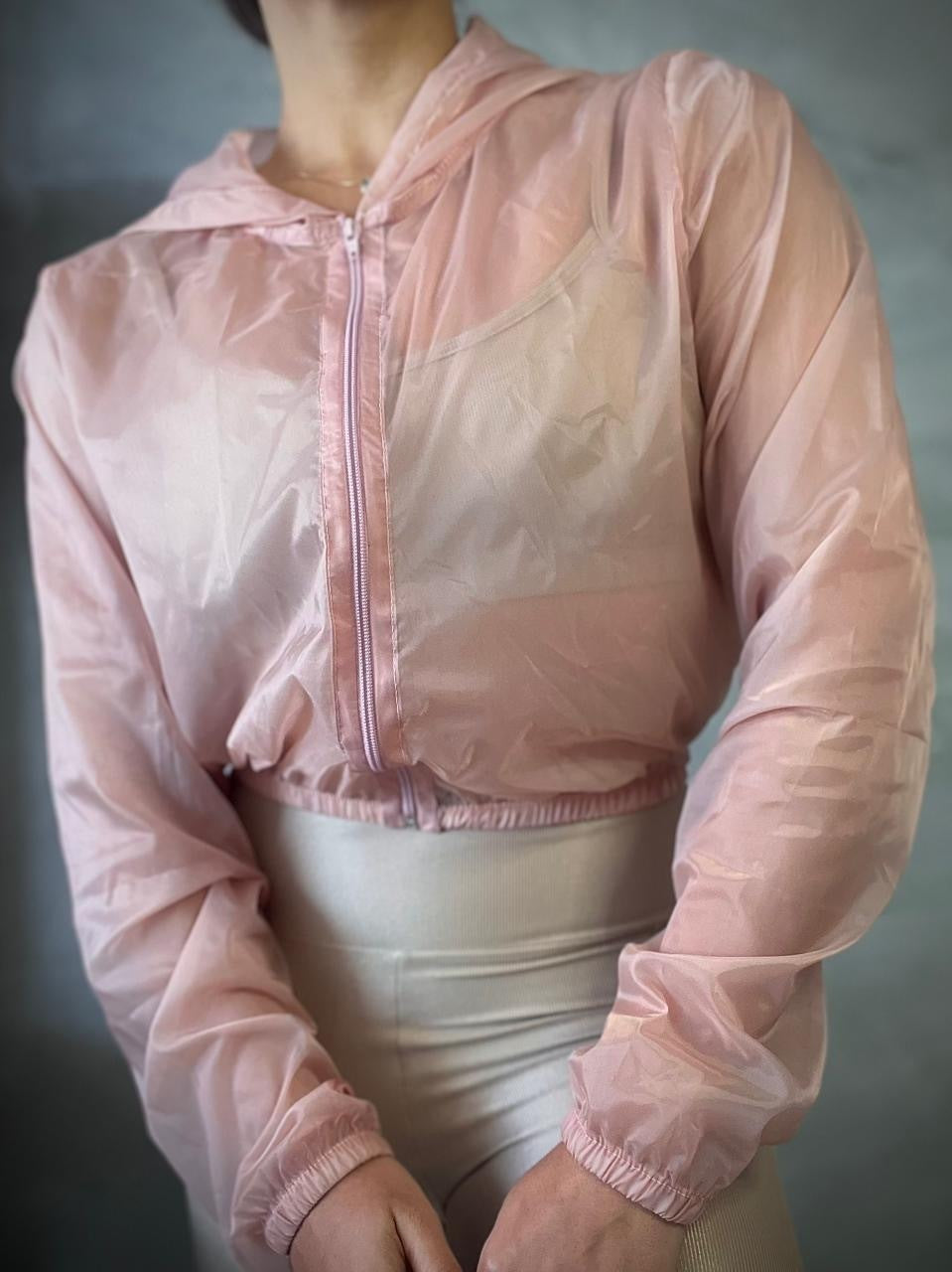 Jaqueta Cropped - Cor: Quartzo Rosa