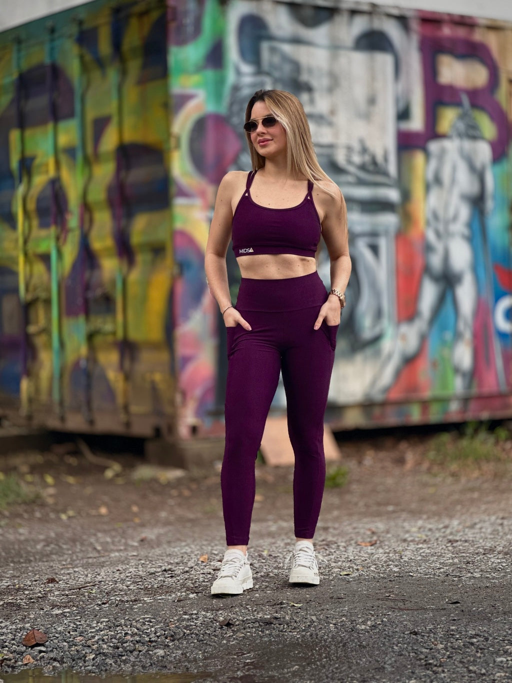 Legging Warm Spring - Cor: Jacinto Uva