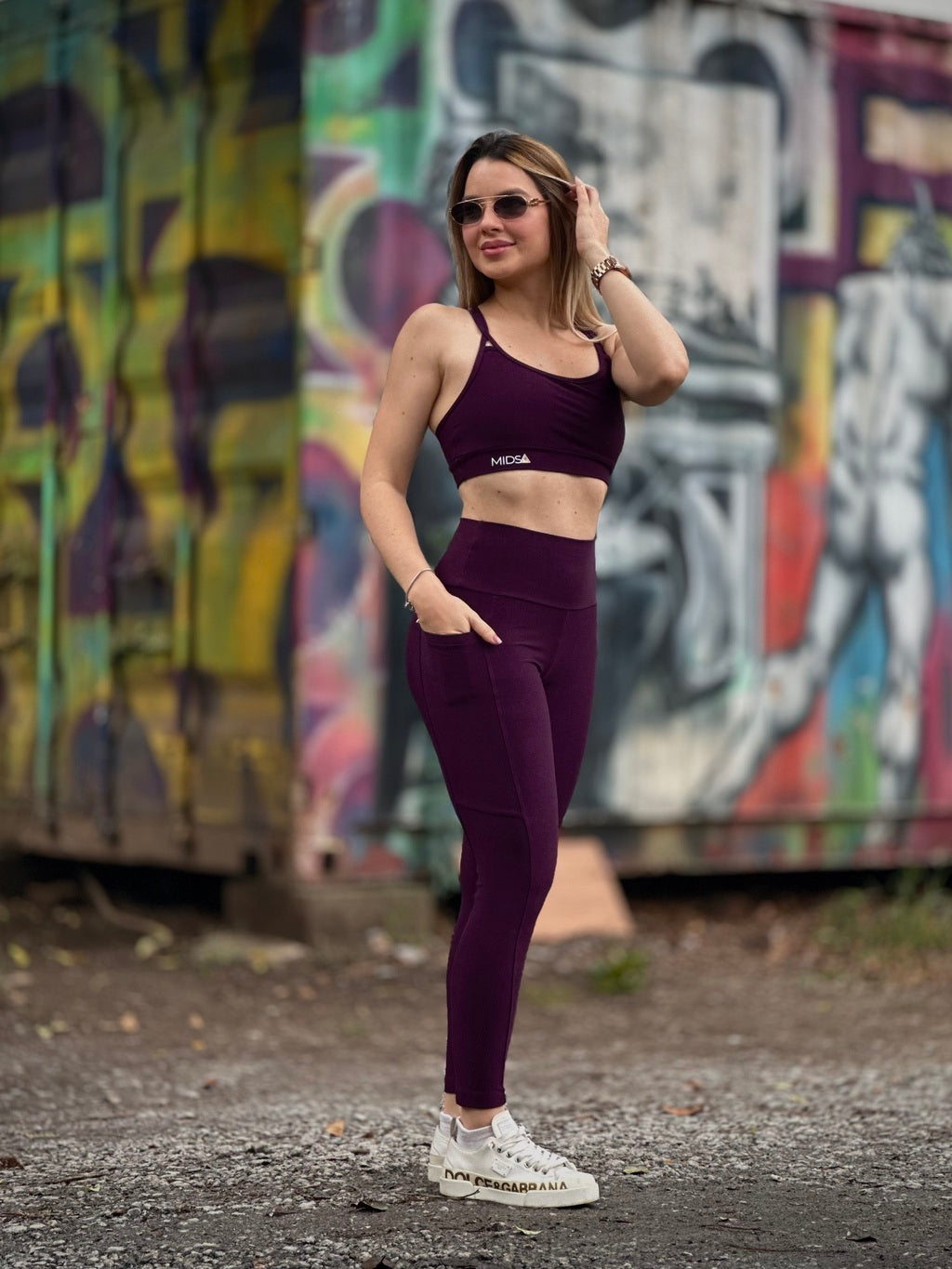 Legging Warm Spring - Cor: Jacinto Uva