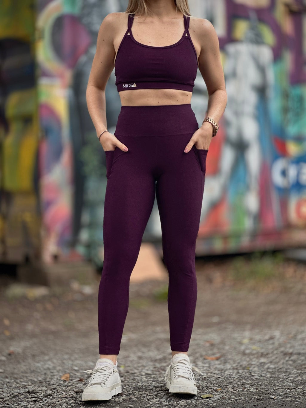 Legging Warm Spring - Cor: Jacinto Uva