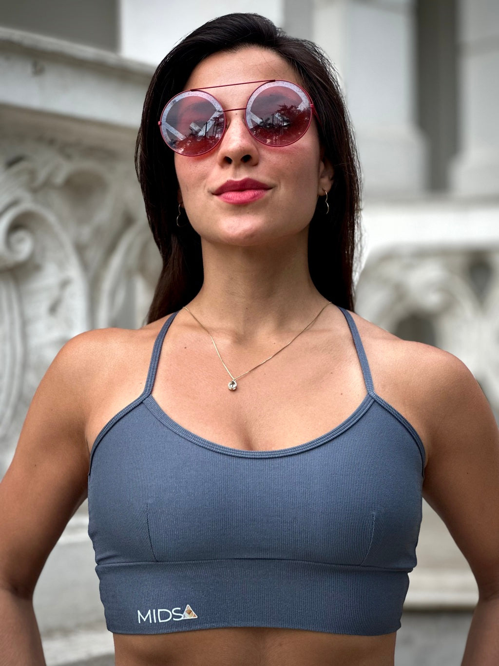 Top Spring Time - Cor: Cinza Gelo