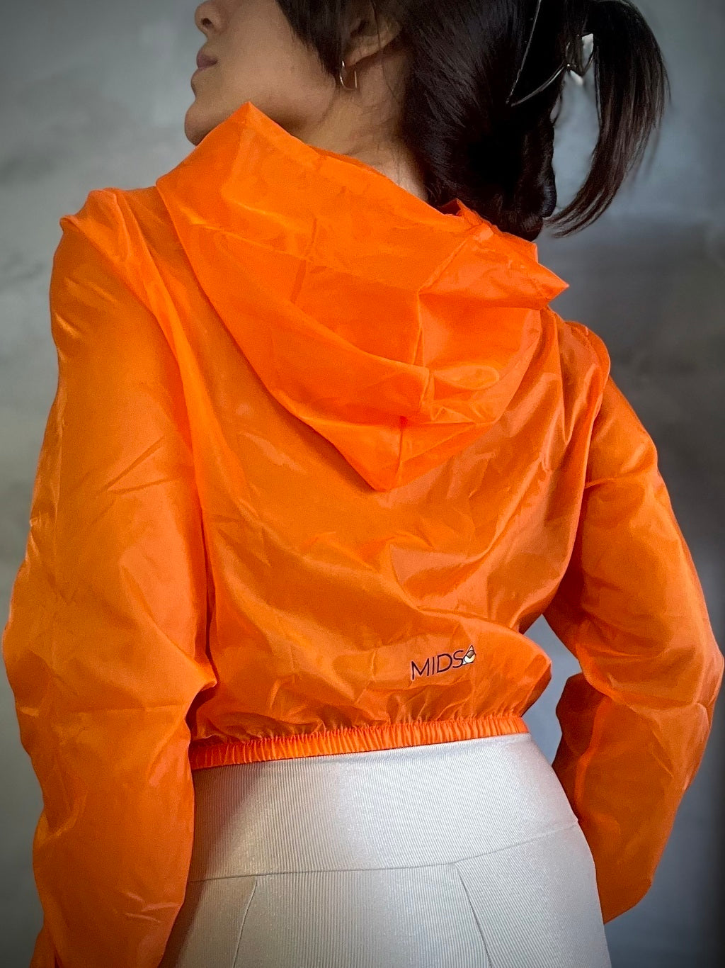 Jaqueta Cropped - Cor: Calcita Laranja