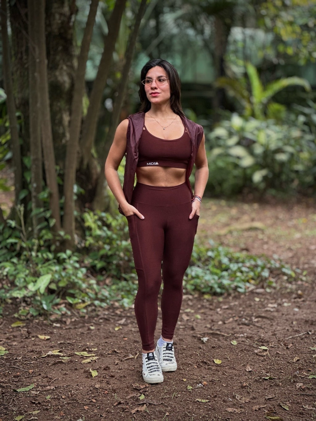 Legging Warm Spring - Cor: Café