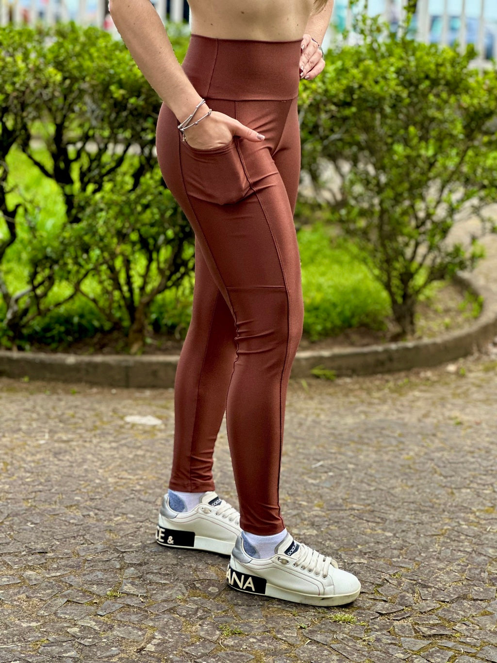 Legging Warm Spring - Cor: Mocha Mousse