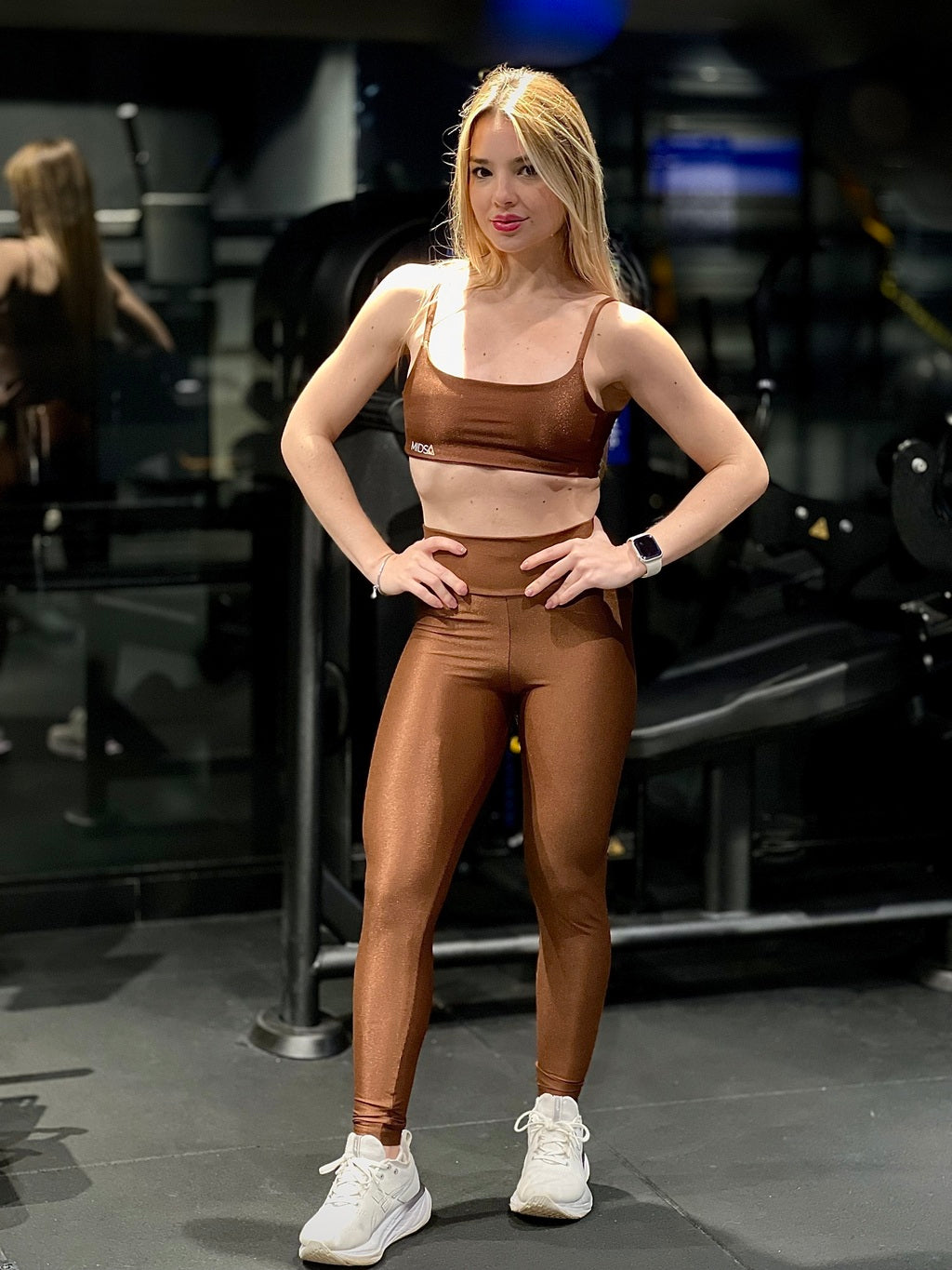 Legging Up Paradise - Cor: Mocha Mousse