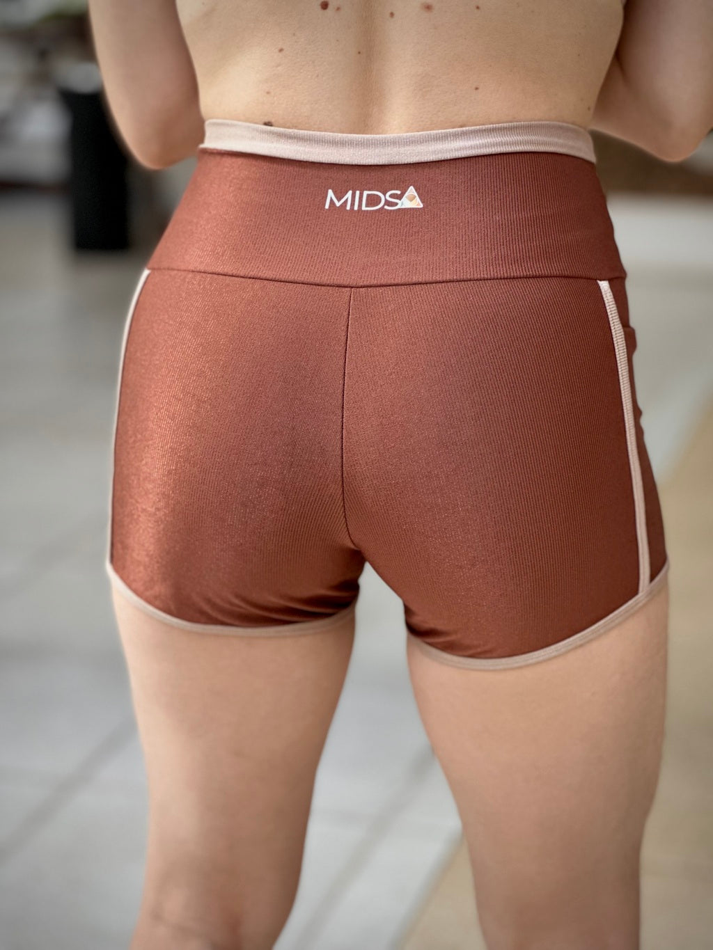 Shorts Axis Duocolor - Cor: Mocha Mousse